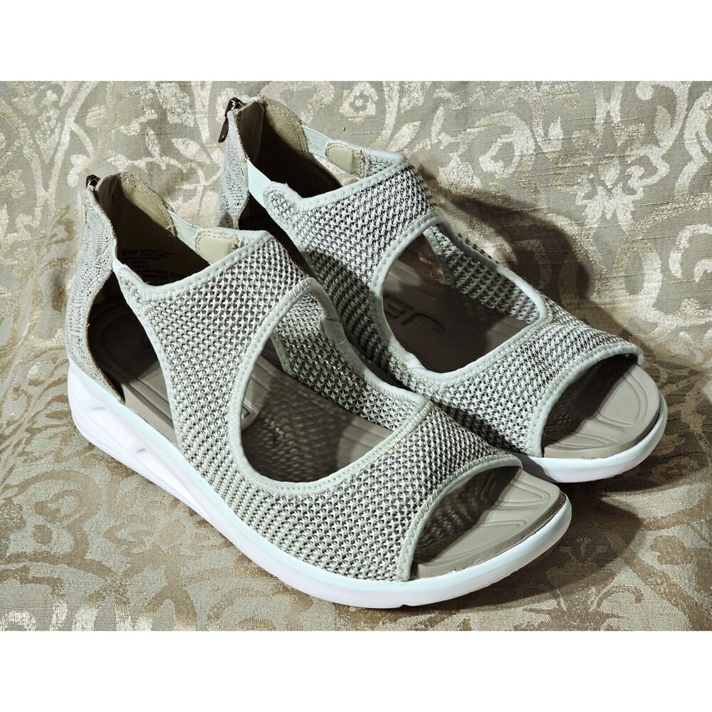 JBU Margot By Jambu Mint Snake Sandals Women's Size 9 Wide